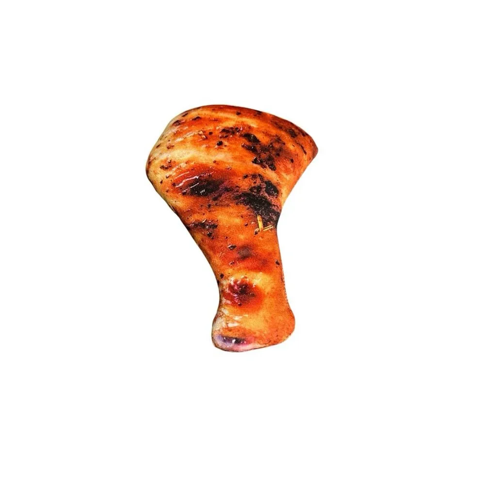 NEW dog chew toy plush with‎ squeaker chicken leg